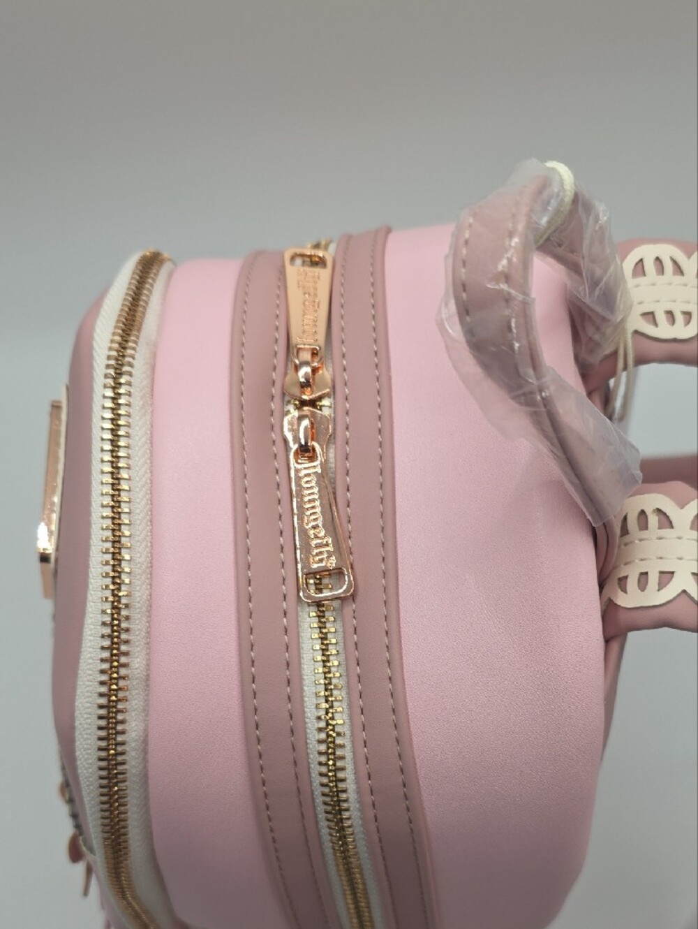 Loungefly Disney Pink Princess Lace Mini Backpack - Picture 6 of 8